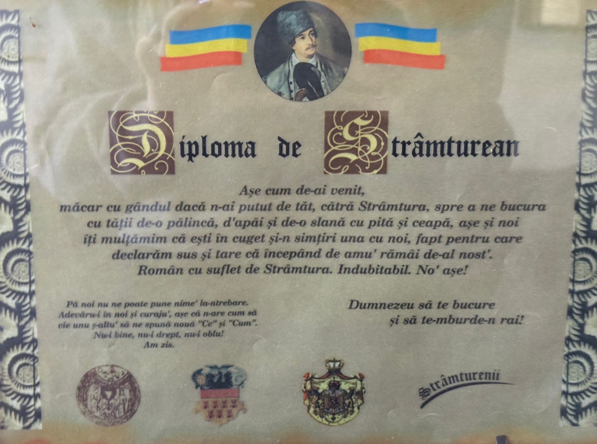 Diplomă Florentina și Petre Giurgi