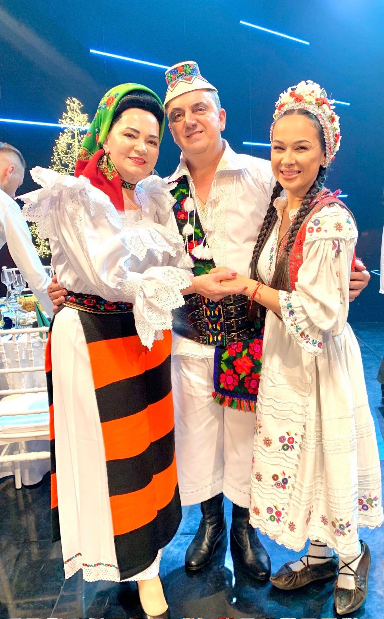 Florentina și Petre Giurgi cu artistă invitată la eveniment