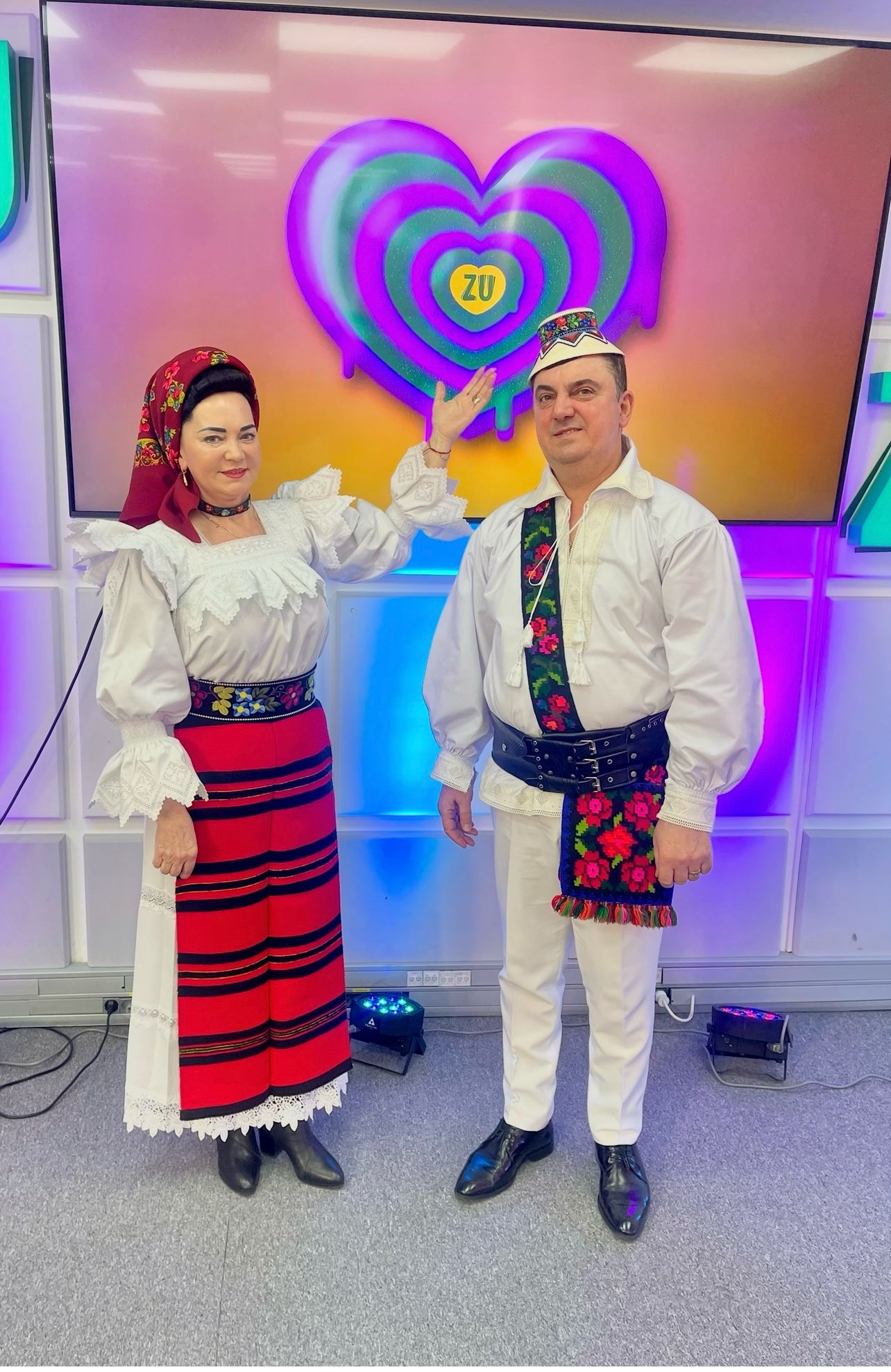 Florentina și Petre Giurgi la televiziune ZU TV